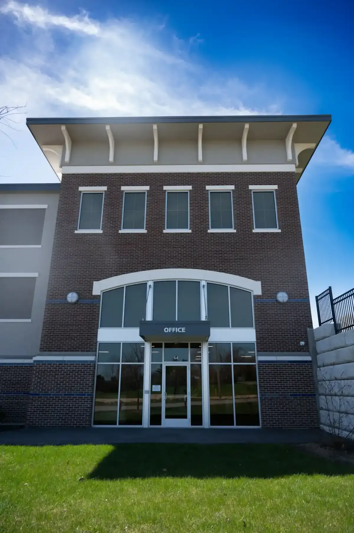Bluebird Self Storage Dover office entrance 